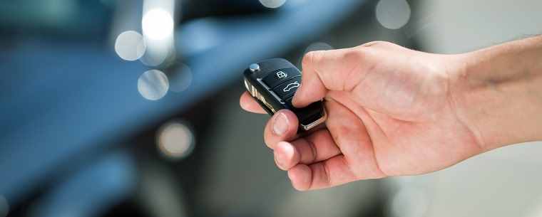 unlocking car with keyfob