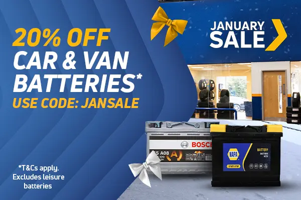 20% Off Batteries