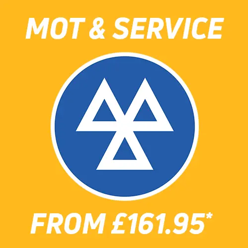 Save When You Book An MOT & Service Together! Prices from £161.95.