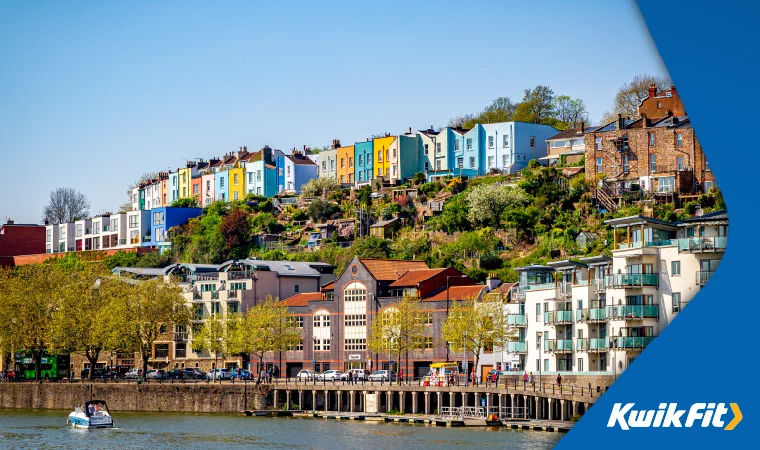 Harbourside in Bristol.